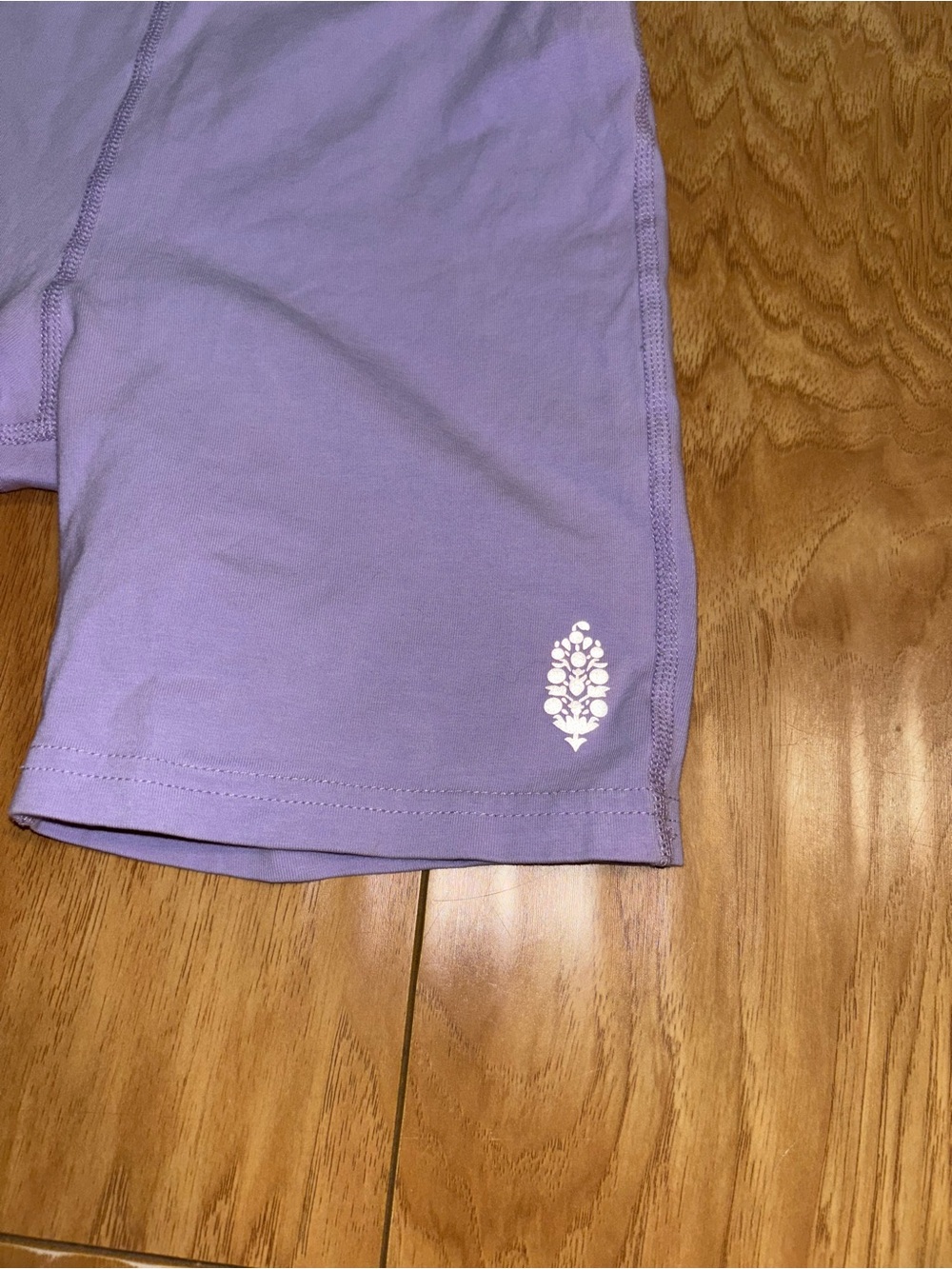 Free People Movement Lilac Biker Shorts Small Cotton Stretch Pull On Activewear - Picture 3 of 8